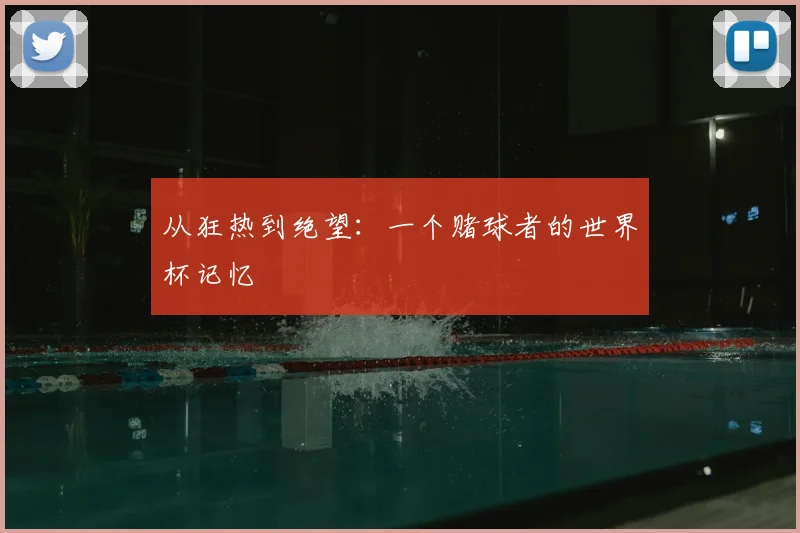 从狂热到绝望:一个赌球者的世界杯记忆